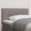 vidaXL Kopfteil mit Kopfteil Taupe 80 cm Kunstleder