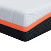 vidaXL Matratze Wei&szlig; und Grau 70 x 200 cm Jacquard-Stoff