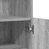 vidaXL Sideboard Grau Sonoma 81x37x100 cm Holzwerkstoff