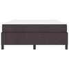 vidaXL Boxspringbett Dunkelbraun 140 x 200 cm Stoff