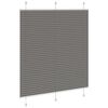 vidaXL Plissee Anthrazit 115x100 cm Stoffbreite 114,4 cm Polyester