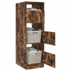 vidaXL W&auml;scheschrank Ger&auml;ucherte Eiche 50 x 68 x 162 cm Holzwerkstoff