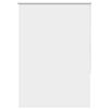 vidaXL Verdunkelungsrollo Wei&szlig; 115x150cm Stoffbreite 110,7cm Polyester