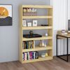 vidaXL B&uuml;cherregal/Raumteiler 100x30x167,5 cm Massivholz Kiefer