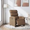 vidaXL Relaxsessel Elektrisch Braun Stoff