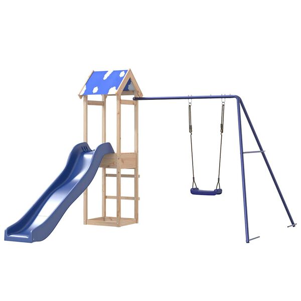 vidaXL Spielturm Massivholz Kiefer