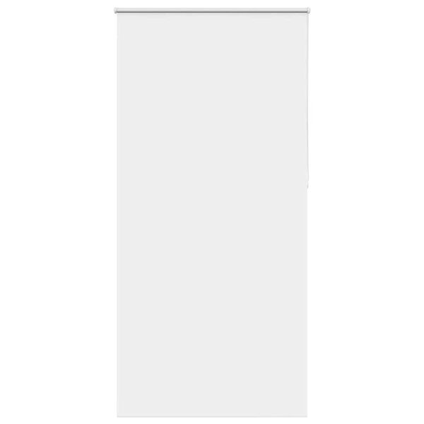 vidaXL Verdunkelungsrollo Wei&szlig; 95x210cm Stoffbreite 90,7 cm Polyester