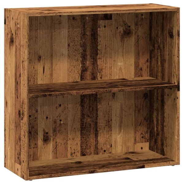vidaXL B&uuml;cherregal Altholz-Optik 80x30x77 cm Holzwerkstoff