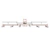 6-HALOGEN Deckenleuchte Strahler Spotsystem Decken Lampe Spot