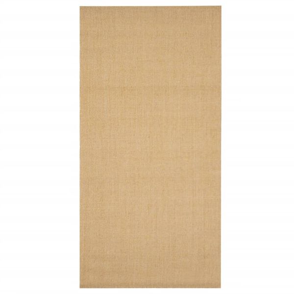 vidaXL Teppich Natur Sisal 100x200 cm