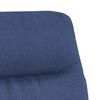 vidaXL Relaxsessel mit Fu&szlig;teil Blau Stoff
