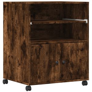 vidaXL Druckerst&auml;nder mit Rollen R&auml;uchereiche 60x48x74 cm