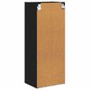 vidaXL H&auml;ngeschrank Schwarz Eichen-Optik 40 x 29,5 x 100 cm