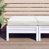 vidaXL Palettenkissen Melange Creme 60x60x9,5 cm Stoff
