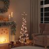 vidaXL LED Weihnachtsbaum mit Kugeln 100 LEDs Warmwei&szlig; 150 cm