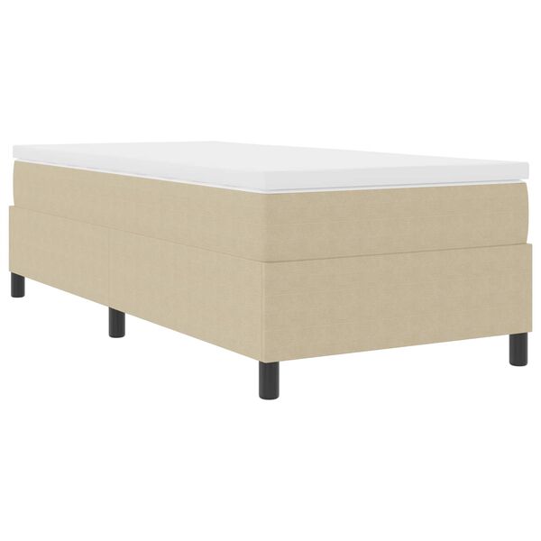 vidaXL Boxspringbett Grau-Gr&uuml;n 90 x 190 cm Cordstoff