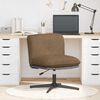 vidaXL B&uuml;rostuhl Drehbar Taupe Stoff