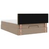vidaXL Ottoman-Bett mit Matratzen & LEDs Cappuccino-Braun 140x200cm
