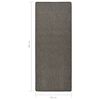 vidaXL Teppichl&auml;ufer Sisal-Optik Anthrazit 80x200 cm