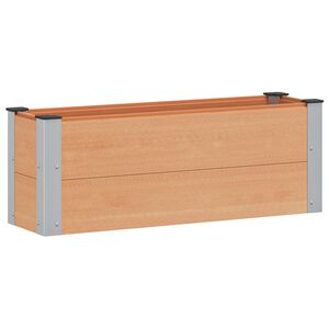 vidaXL Hochbeet Braun 100 x 30 x 36 cm