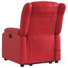 vidaXL Massagesessel mit Aufstehhilfe Rot Kunstleder