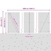 vidaXL Zaunpfosten Silber 50 x 1,4 m (12 x 12 mm Netz) Stahl