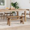 vidaXL Bank Natur 100 x 29 x 43,5 cm Massivholz Teak