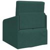 vidaXL Schlafsofa 60cm Dunkelgr&uuml;n Stoff