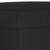 vidaXL Fußhocker Schwarz 60x50x41 cm Mikrofasergewebe