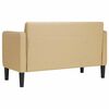 vidaXL Zweisitzer-Sofa Graugr&uuml;n 109 cm Cordstoff