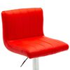 vidaXL Barhocker Rot Kunstleder