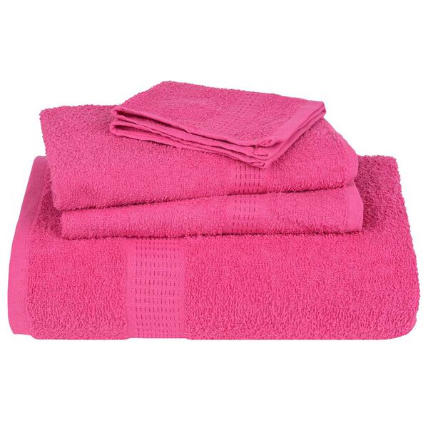 vidaXL Badet&uuml;cher FROGN 10 Stk. Rosa 100x150 cm 360 g/m&sup2;