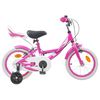 vidaXL Kinderfahrrad 12 Zoll f&uuml;r 2-4 Jahre alt Rosa