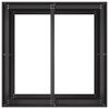 vidaXL Pflanzk&uuml;bel Schwarz 80x80x80 cm Stahl