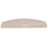 vidaXL Stufenmatten 15 Stk. 65x24x4 cm Taupe Halbrund Gro&szlig;