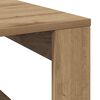 vidaXL Couchtisch Artisan-Eiche 100x100x35 cm Holzwerkstoff