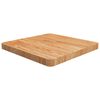 vidaXL Tischplatte Quadratisch Hellbraun 50x50x4cm Behandelte Eiche