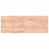 vidaXL Tischplatte 160x60x(2-4) cm Massivholz Behandelt Baumkante