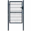 vidaXL Zauntor Stahl 100x200 cm Anthrazit
