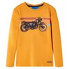 Kinder-Langarmshirt Ocker 92