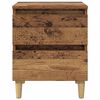 vidaXL Bettschrank Altholz 40 x 35 x 50 cm Holzwerkstoff