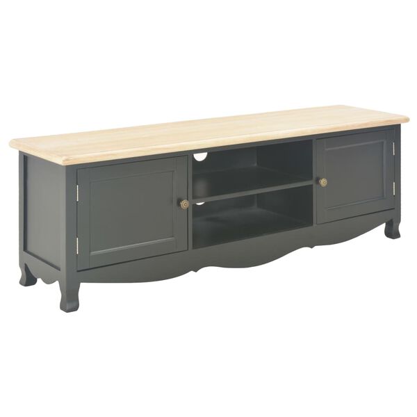 vidaXL TV-Schrank Schwarz 120x30x40 cm Holz
