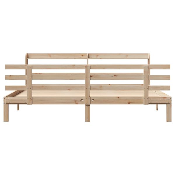 vidaXL Bettgestell mit Kopfteil ohne Matratze 200x200 cm