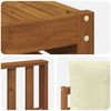 vidaXL Outdoor-Sofagarnitur mit Kissen 8 pcs Natur und Creme