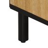 vidaXL Badschrank 38x33x160 cm Massivholz Mango