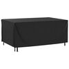 vidaXL Gartenm&ouml;bel-Abdeckungen 2 Stk. Schwarz 172x113x73cm Wasserdicht