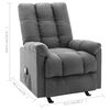 vidaXL Massagesessel Hellgrau Stoff