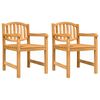 vidaXL 4-tlg. Garten-Essgruppe Massivholz Teak