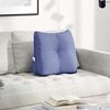 vidaXL R&uuml;cken Kissen Jeans blau 45 x 24 x 50 cm Stoff