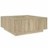 vidaXL Couchtisch Sonoma-Eiche 100x100x40 cm Holzwerkstoff